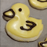 Iced Ducktastic sugar cookie