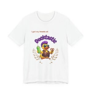 Front: I got my treats at Ducktastic