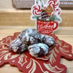 The top seller for 2025: Limited edition Dark Chocolate Peppermint Crinkle Cookies.