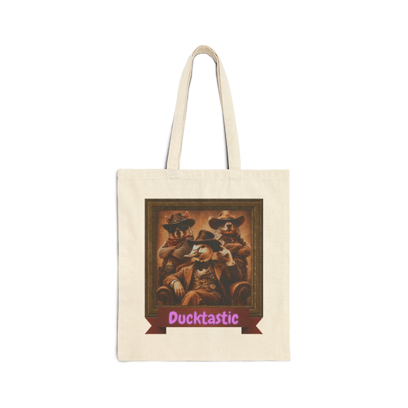 Ducktastic Made History Cotton Canvas Tote Bag