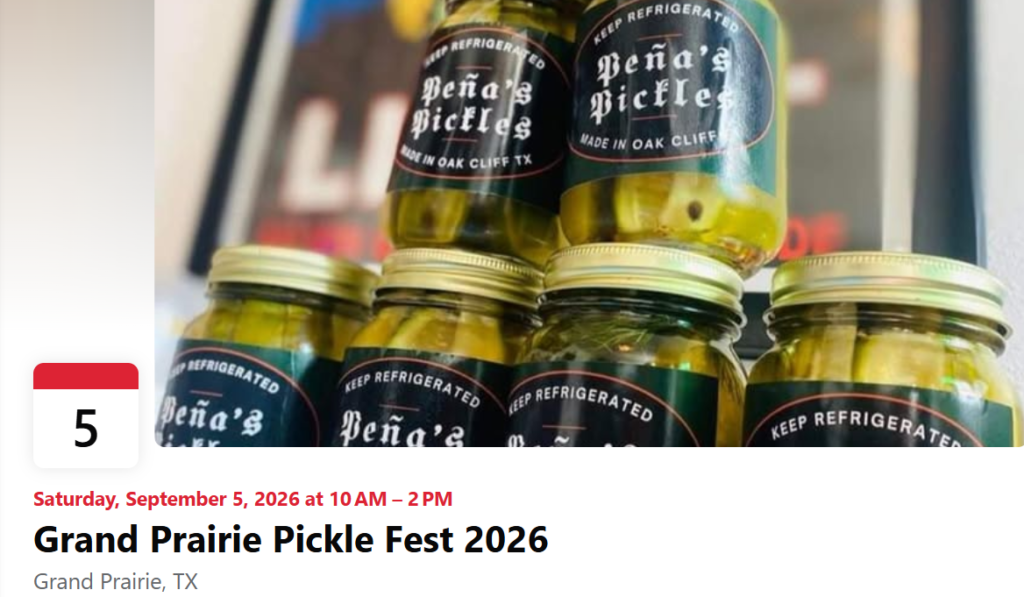 Enjoy the Pickle Candies only Ducktastic can offer at the Grand Prairie Picklefast this September (2026) where Ducktastic Taste and Ducktastic Adventure colide in the Pickliest taste you can muster!