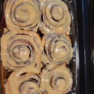 Brown Butter Sourdough Creamcheese Cinnamon Rolls