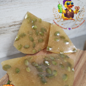 Pumpkin Pie has a whole new crunch with the all new Ducktastic Pumpkin Pie Brittle